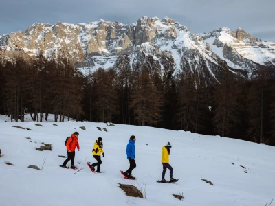 Schneeschuhwanderung zur Malga Vaglianella - Dolomiten _4