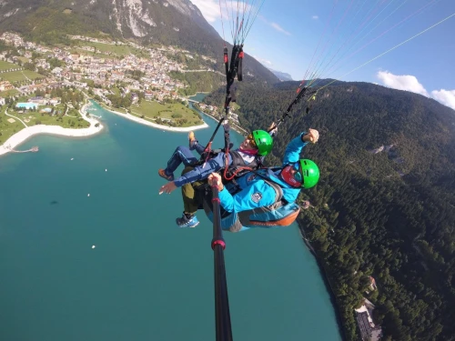 Paragliding Molveno lake